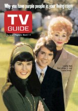 TV Guide cover - Lucie Arnaz, Desi Arnaz Jr., Lucille Ball - March 1, 1969