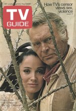 TV Guide cover - Linda Cristal, Leif Erickson - August 23, 1969
