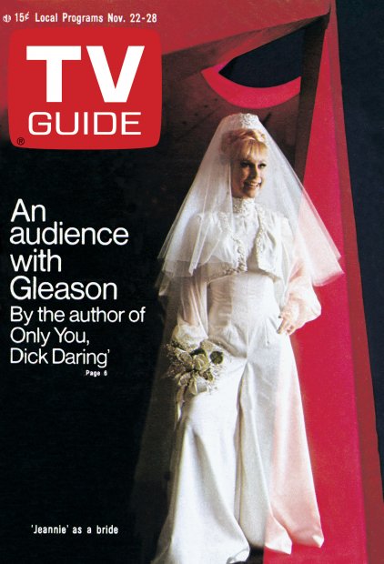 TV Guide cover - Barbara Eden - November 22, 1969