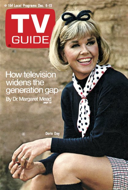 TV Guide cover - Doris Day - December 6, 1969