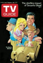 TV Guide cover - Max Baer, Donna Douglas, Buddy Ebsen, Irene Ryan - July 11, 1970