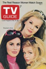 TV Guide cover - Linda Harrison, Karen Jensen, Laraine Stephens - February 14, 1970