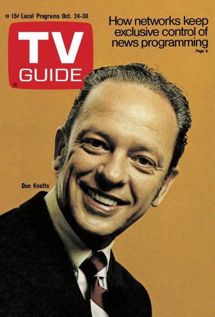 TV Guide cover - Don Knotts - October 24, 1970