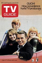 TV Guide cover - John Forsythe, Melanie Fullerton, Joyce Menges, Susan Neher - June 20, 1970