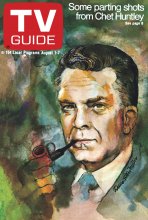 TV Guide cover - Chet Huntley - August 1, 1970