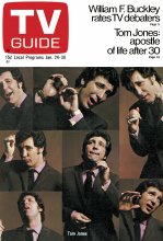 TV Guide cover - Tom Jones - January 24, 1970