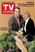 TV Guide cover - Beverly Garland, Fred MacMurray - January 10, 1970