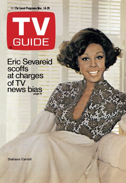 TV Guide cover - Diahann Carroll - March 14, 1970