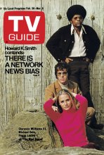 TV Guide cover - Michael Cole, Peggy Lipton, Clarence Williams III - February 28, 1970