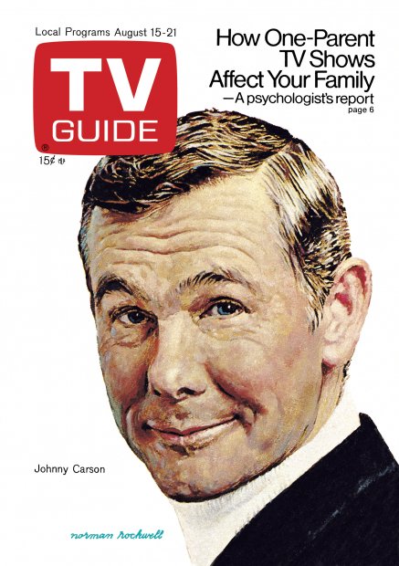 TV Guide cover - Johnny Carson - August 15, 1970