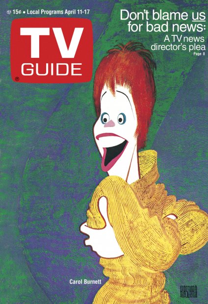 TV Guide cover - Carol Burnett - April 11, 1970
