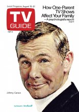 TV Guide cover - Johnny Carson - August 15, 1970