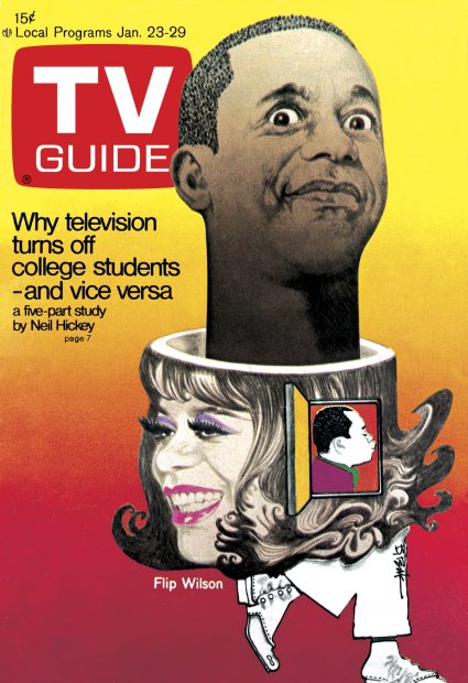 TV Guide cover - Flip Wilson - January 23, 1971