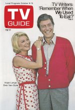 TV Guide cover - Hope Lane, Dick Van Dyke - October 9, 1971