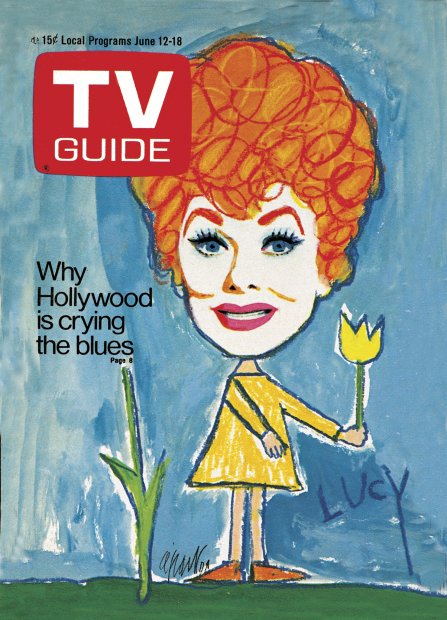 TV Guide cover - Lucille Ball - June 12, 1971