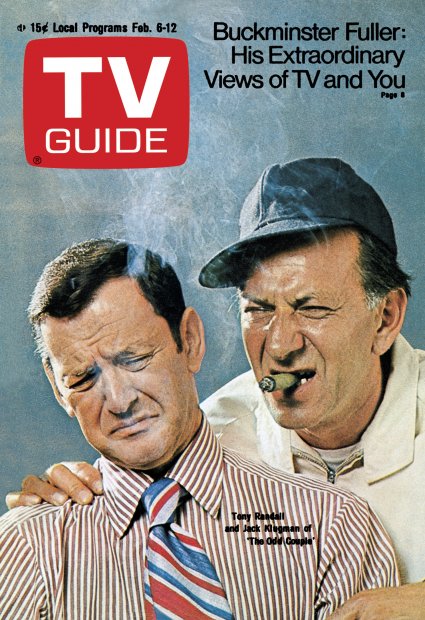 TV Guide cover - Jack Klugman, Tony Randall - February 6, 1971