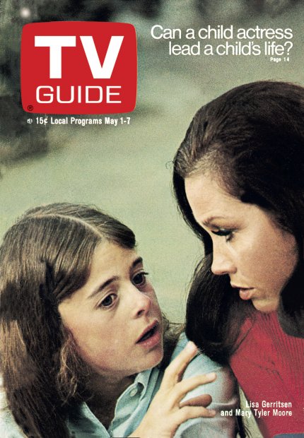 TV Guide cover - Lisa Gerritsen, Mary Tyler Moore - May 1, 1971