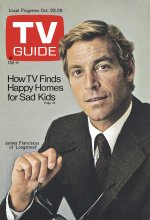 TV Guide cover - James Franciscus - October 23, 1971