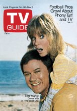 TV Guide cover - Larry Hagman, Donna Mills - October 30, 1971