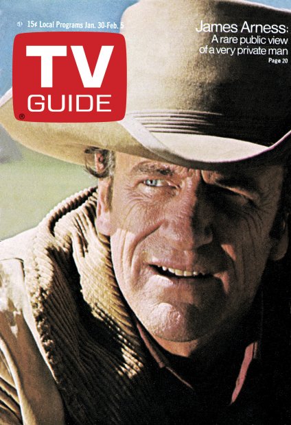 TV Guide cover - James Arness - January 30, 1971