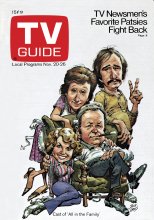 TV Guide cover - Carroll O'Connor, Rob Reiner, Jean Stapleton, Sally Struthers - November 20, 1971