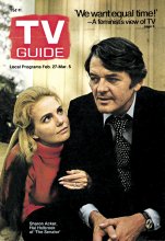 TV Guide cover - Sharon Acker, Hal Holbrook - February 27, 1971