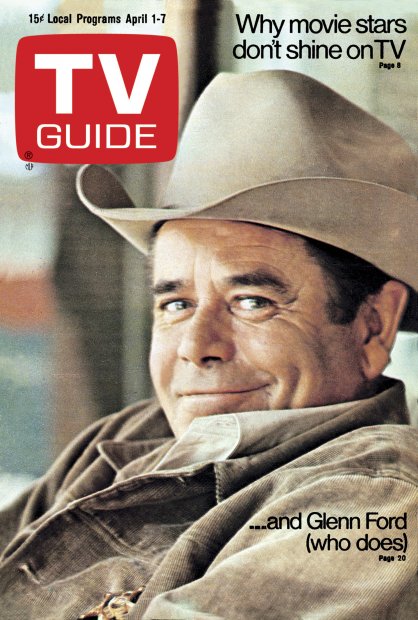 TV Guide cover - Glenn Ford - April 1, 1972