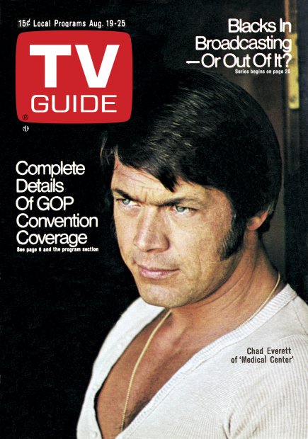 TV Guide cover - Chad Everett - August 19, 1972