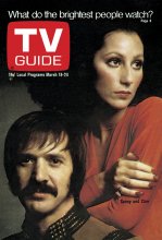 TV Guide cover - Sonny Bono, Cher - March 18, 1972