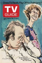 TV Guide cover - Carroll O'Connor, Jean Stapleton - May 27, 1972