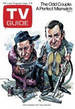 TV Guide cover - Jack Klugman, Tony Randall - September 2, 1972