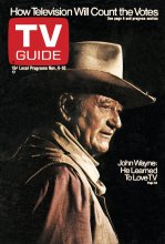 TV Guide cover - John Wayne - November 4, 1972