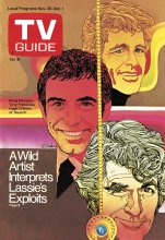 TV Guide cover - Tony Franciosa, Doug McClure, Hugh O'Brian - November 25, 1972