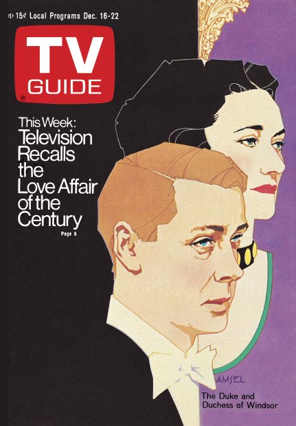 TV Guide cover - Duke of Windsor, Duchess of Windsor - December 16, 1972