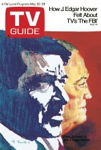TV Guide cover - J. Edgar Hoover, Efrem Zimbalist Jr. - May 20, 1972