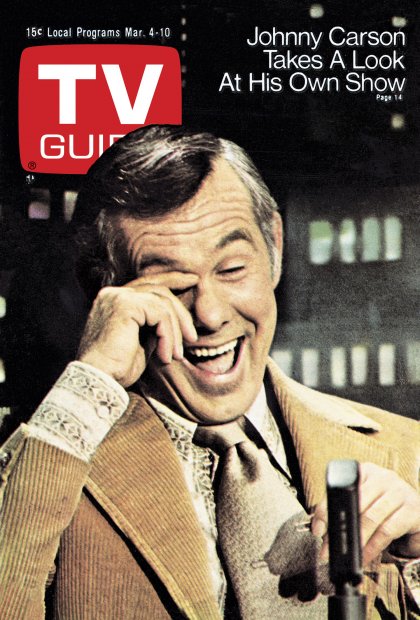 TV Guide cover - Johnny Carson - March 4, 1972