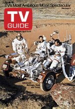 TV Guide cover - Charles M. Duke, Thomas K. Mattingly, John W. Young - April 15, 1972