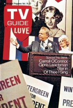 TV Guide cover - Cloris Leachman, Carroll O'Connor - October 21, 1972