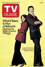 TV Guide cover - Rock Hudson, Susan Saint James - April 29, 1972