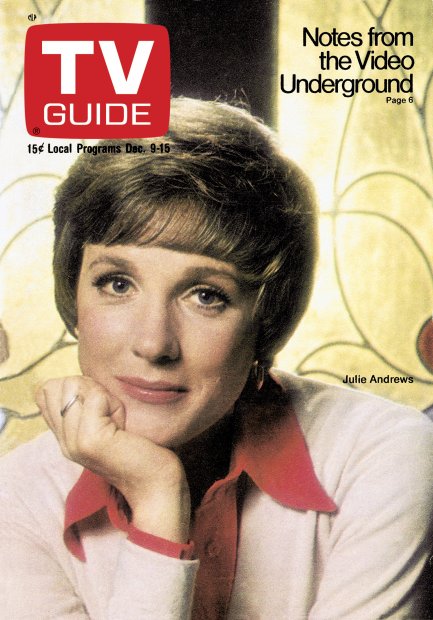 TV Guide cover - Julie Andrews - December 9, 1972