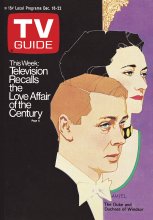 TV Guide cover - Duke of Windsor, Duchess of Windsor - December 16, 1972