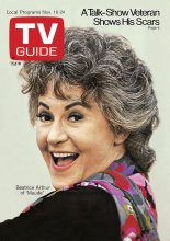 TV Guide cover - Beatrice Arthur - November 18, 1972