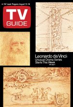 TV Guide cover - Leonardo da Vinci - August 12, 1972