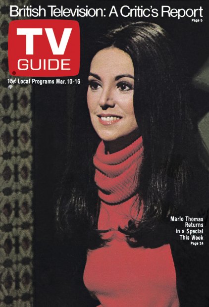 TV Guide cover - Marlo Thomas - March 10, 1973