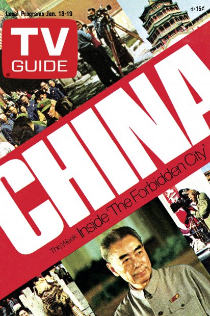 TV Guide cover - China: Forbidden City - January 13, 1973