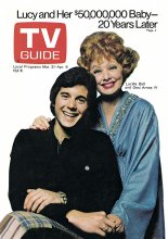 TV Guide cover - Desi Arnaz Jr., Lucille Ball - March 31, 1973