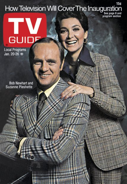TV Guide cover - Bob Newhart, Suzanne Pleshette - January 20, 1973