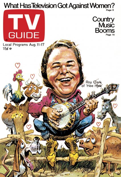 TV Guide cover - Roy Clark - August 11, 1973