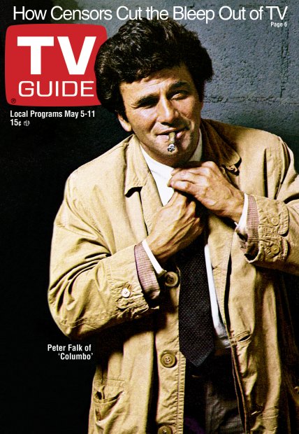 TV Guide cover - Peter Falk - May 5, 1973