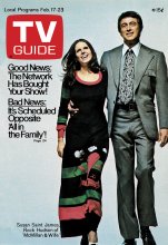 TV Guide cover - Rock Hudson, Susan Saint James - February 17, 1973